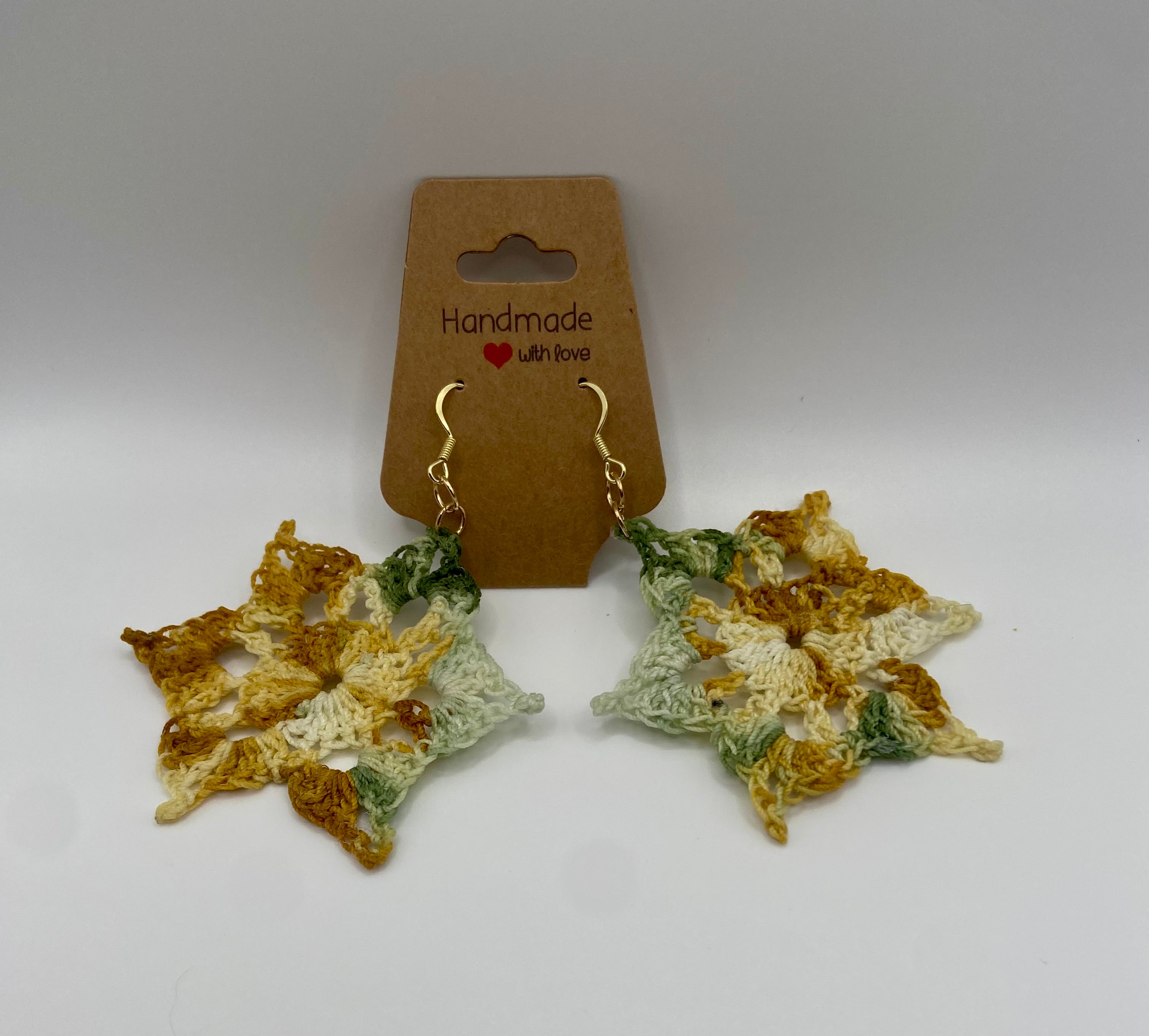 Star burst earrings