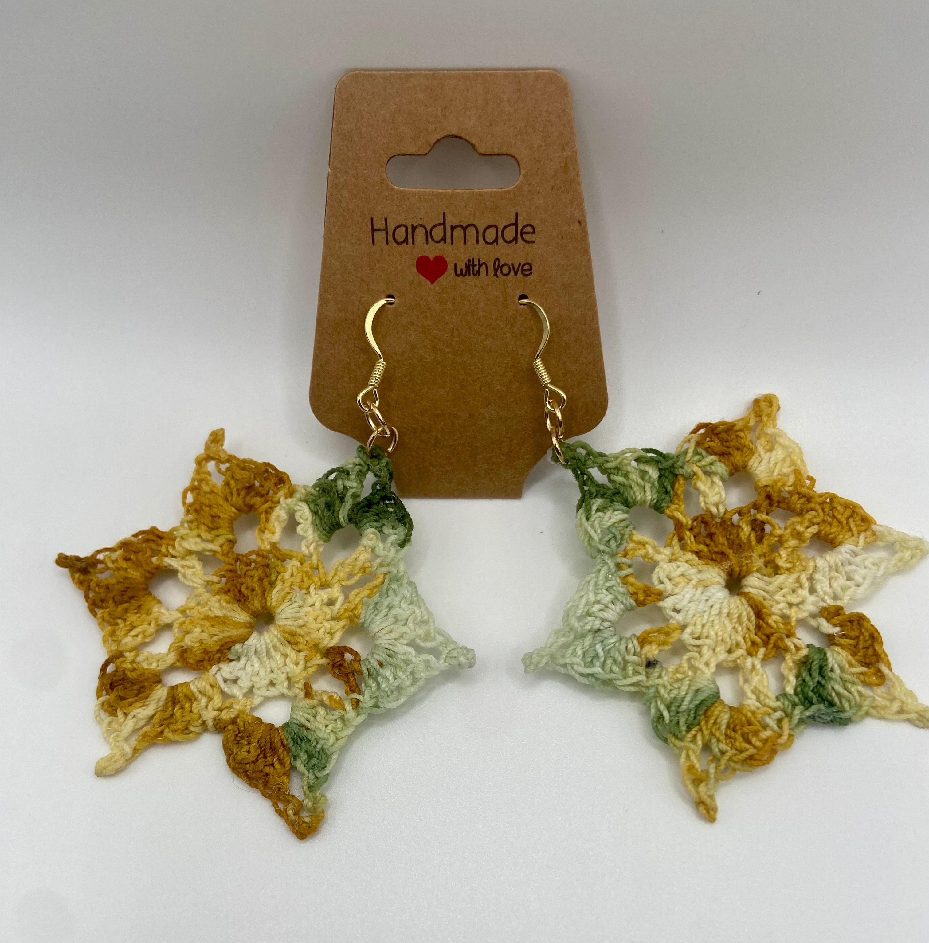 Star burst earrings