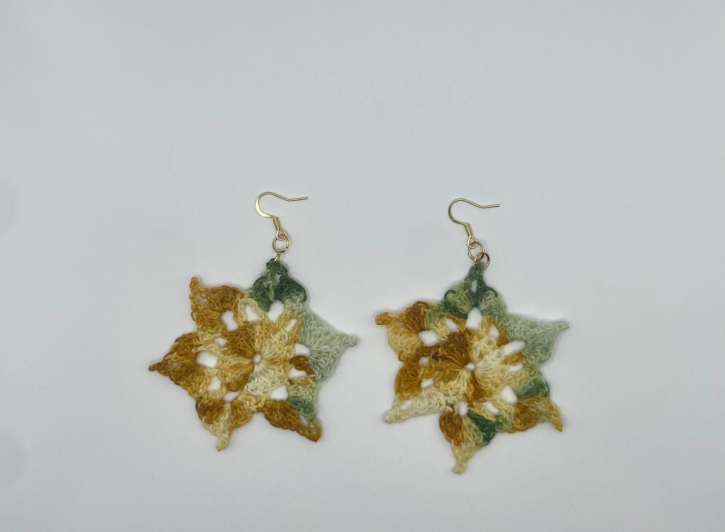 Star burst earrings