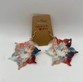 Star burst earrings