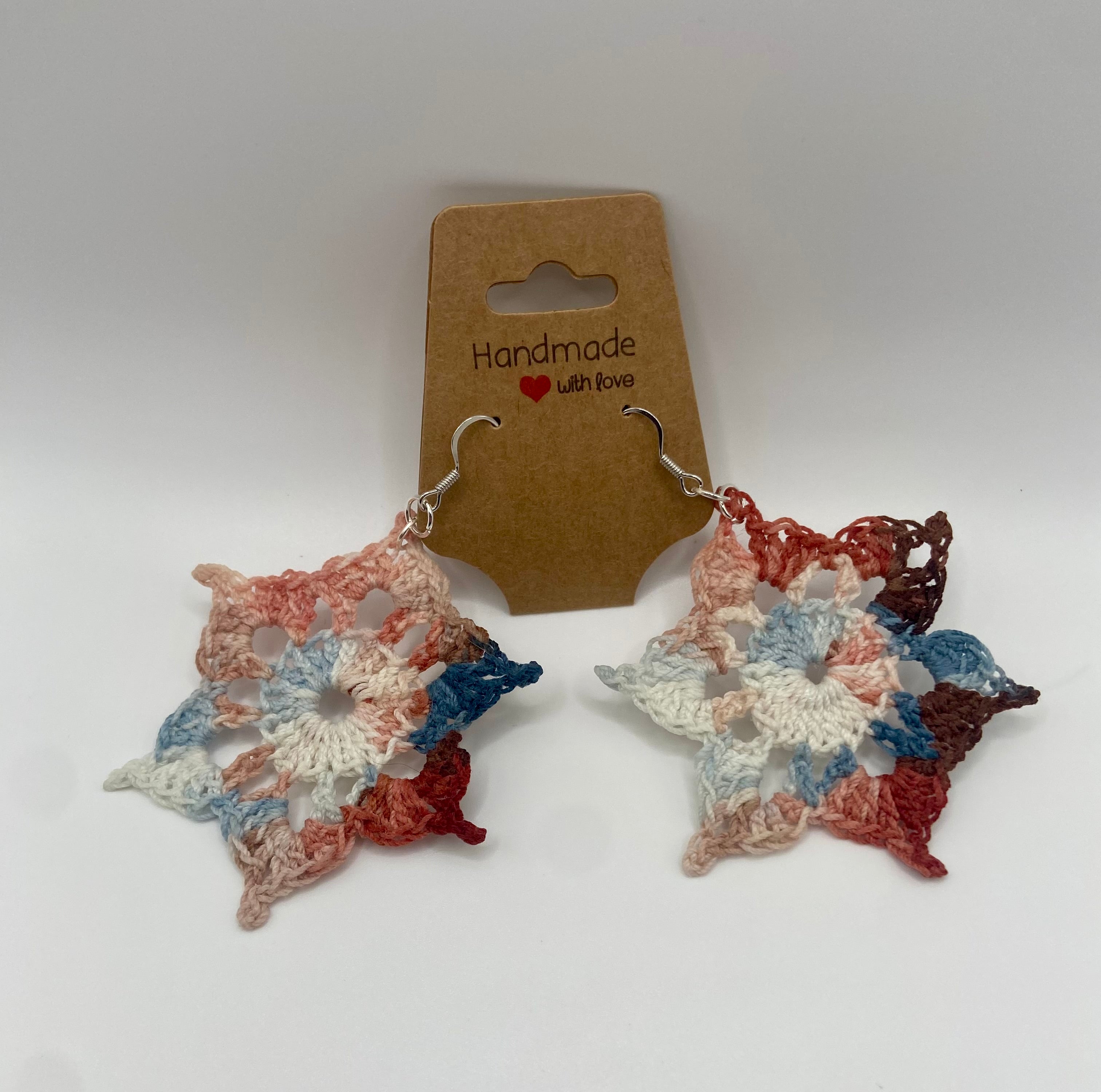 Star burst earrings