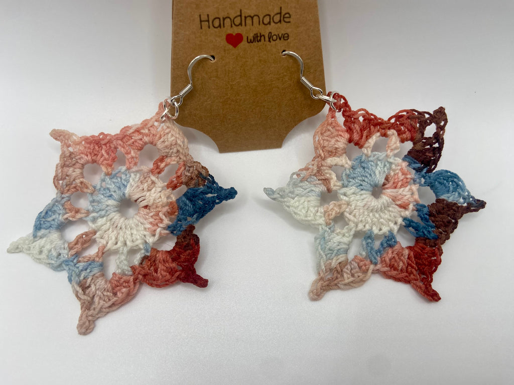 Star burst earrings