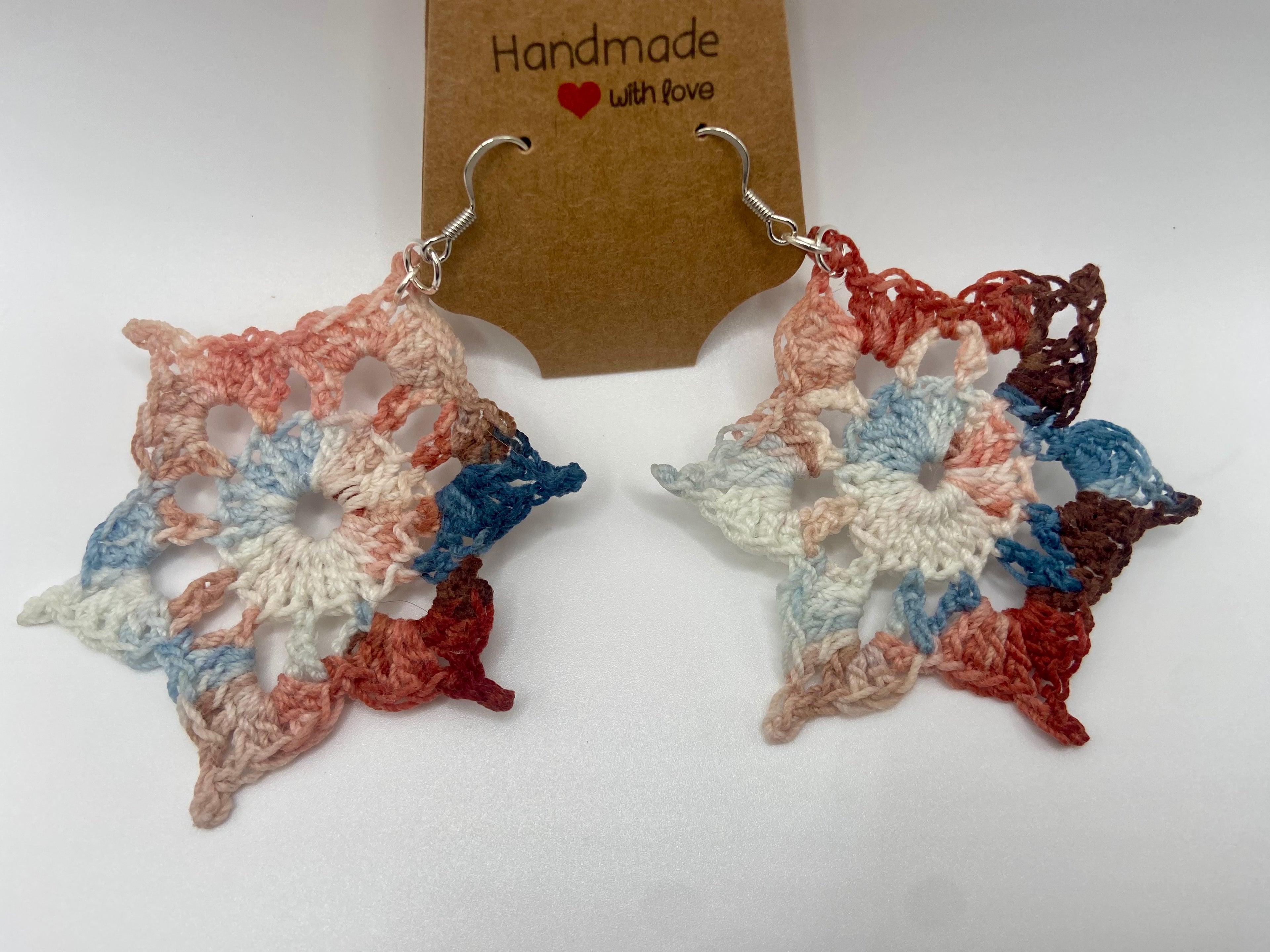 Star burst earrings