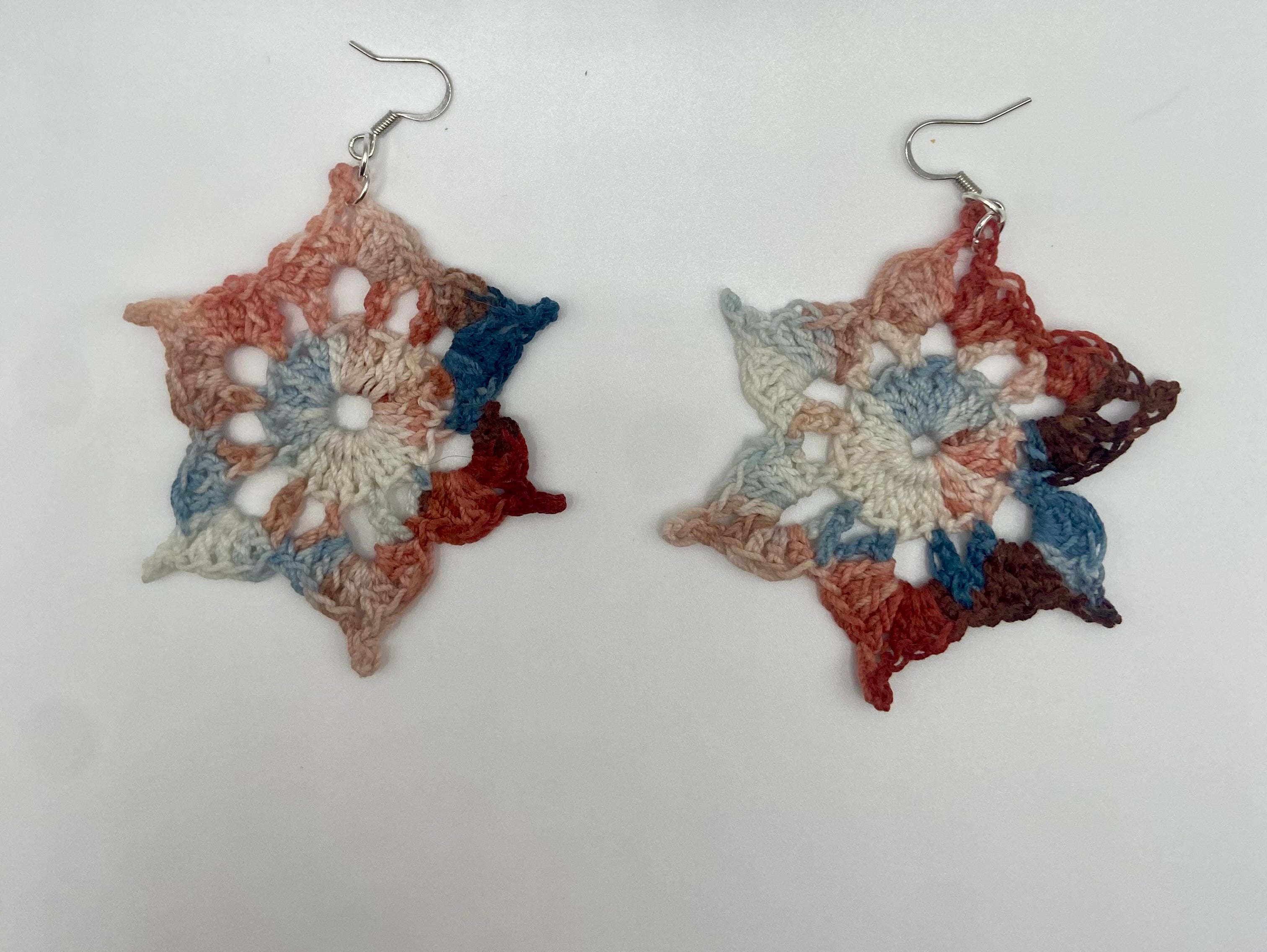 Star burst earrings