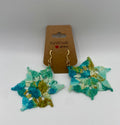 Star burst earrings