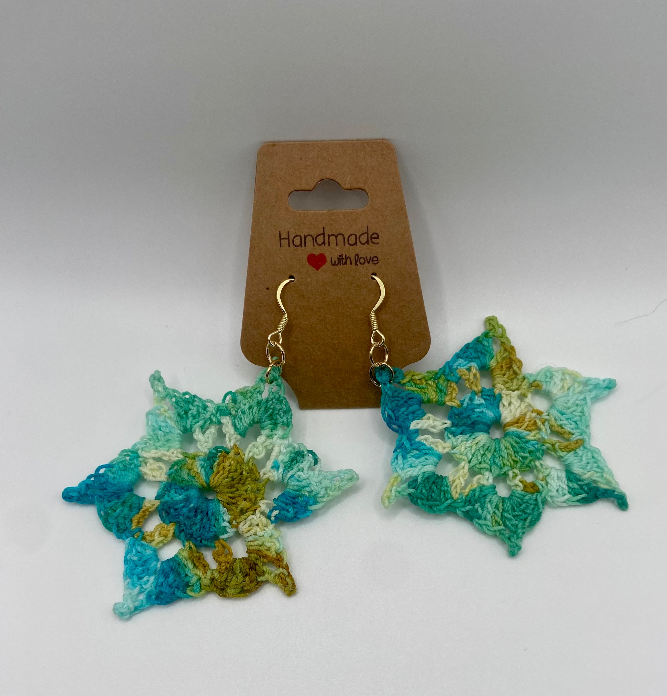 Star burst earrings
