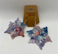 Star burst earrings