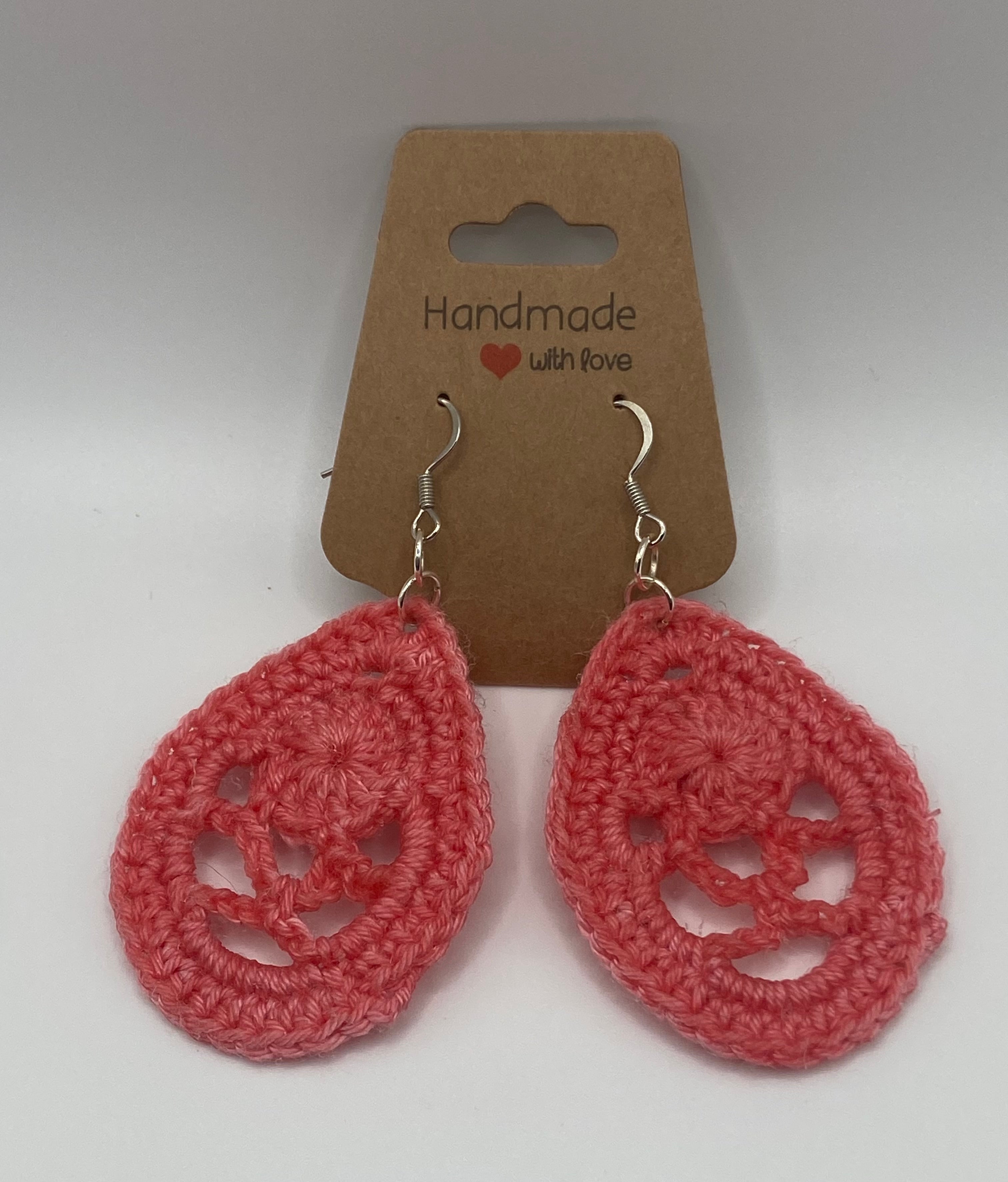 Lacy raindrop earrings