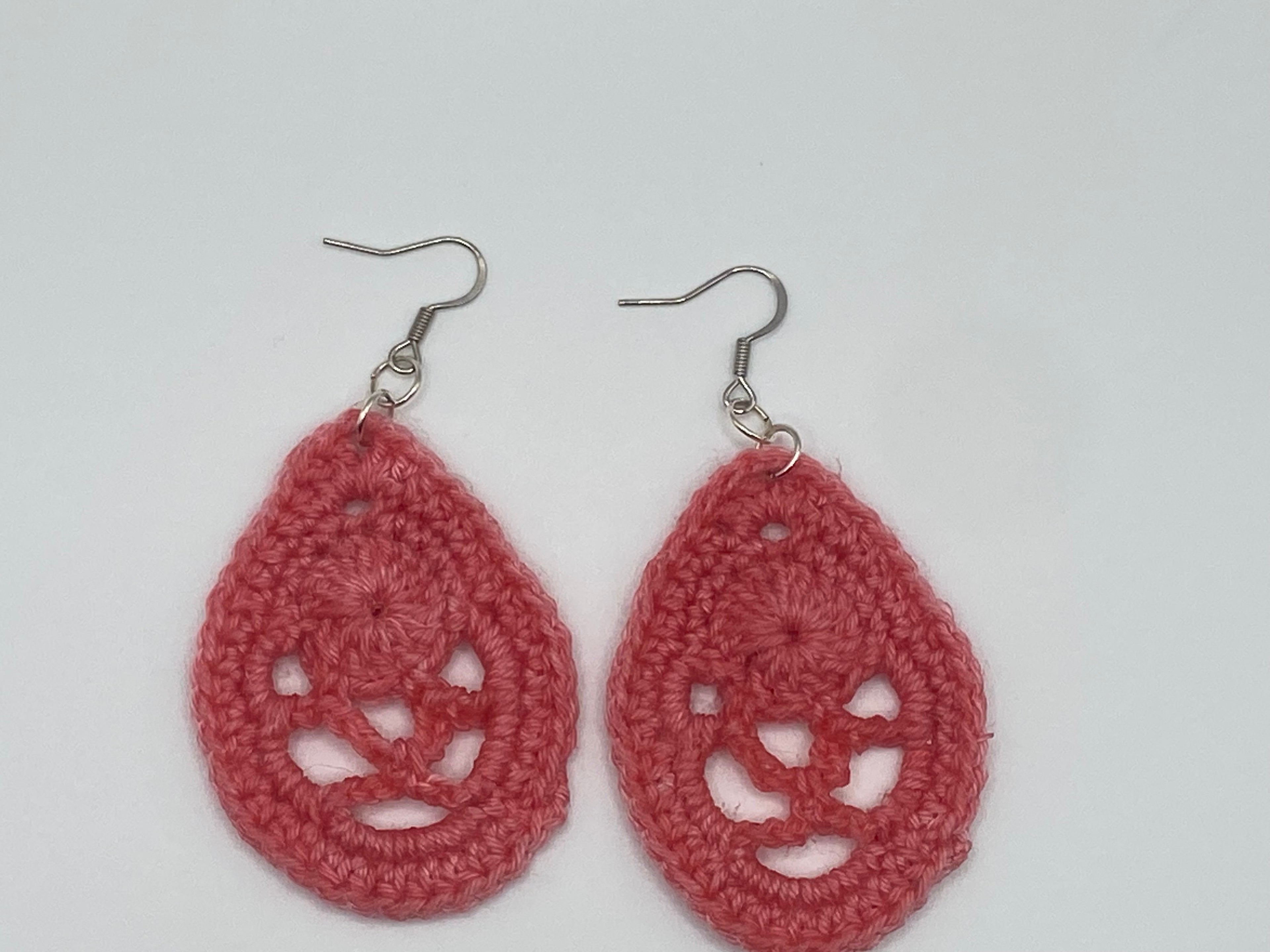 Lacy raindrop earrings