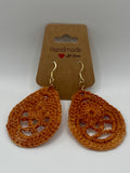 Lacy raindrop earrings