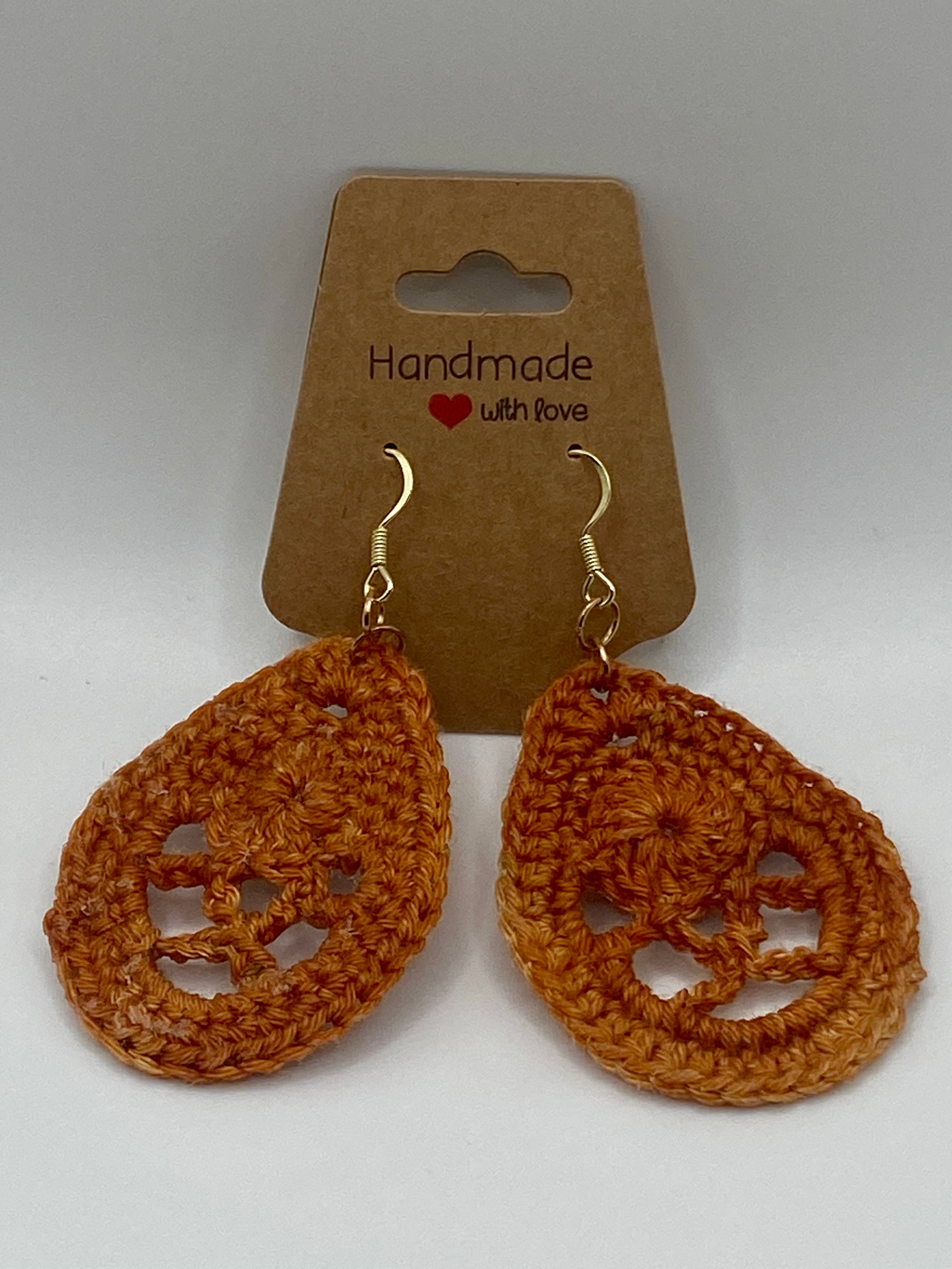 Lacy raindrop earrings