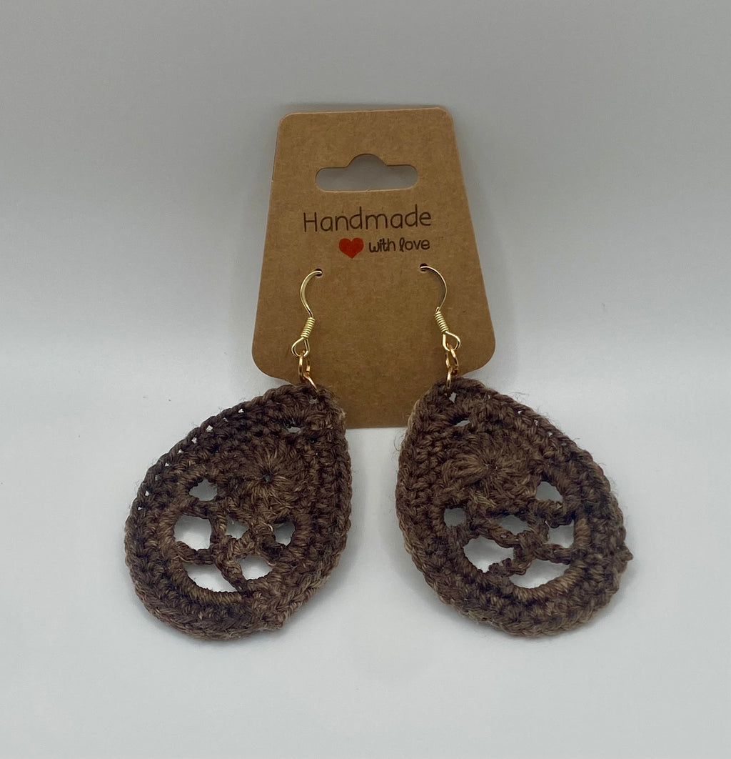 Lacy raindrop earrings