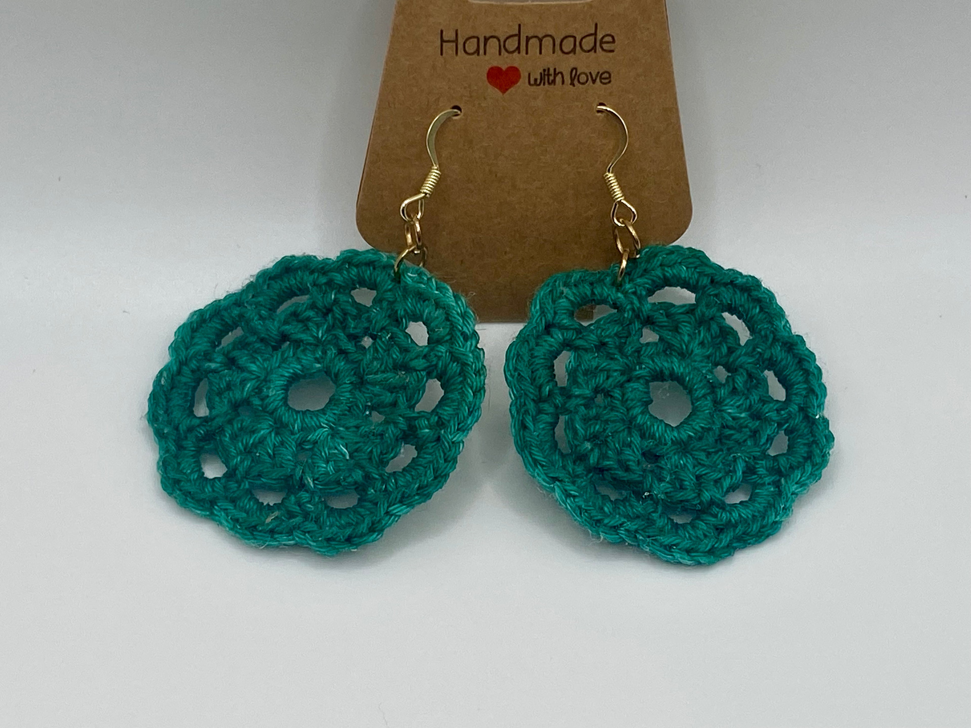 Lacy flower earrings