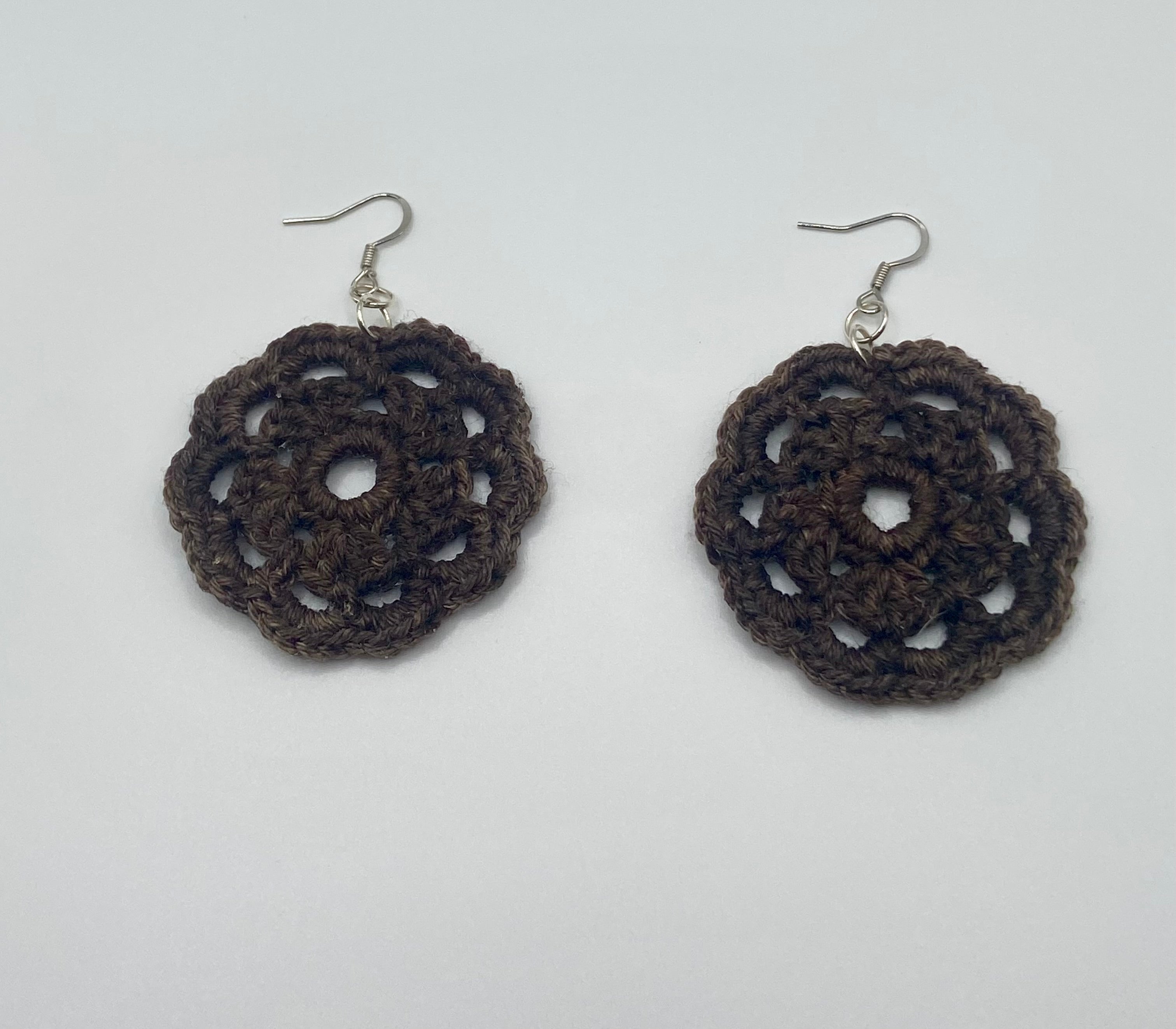 Lacy flower earrings