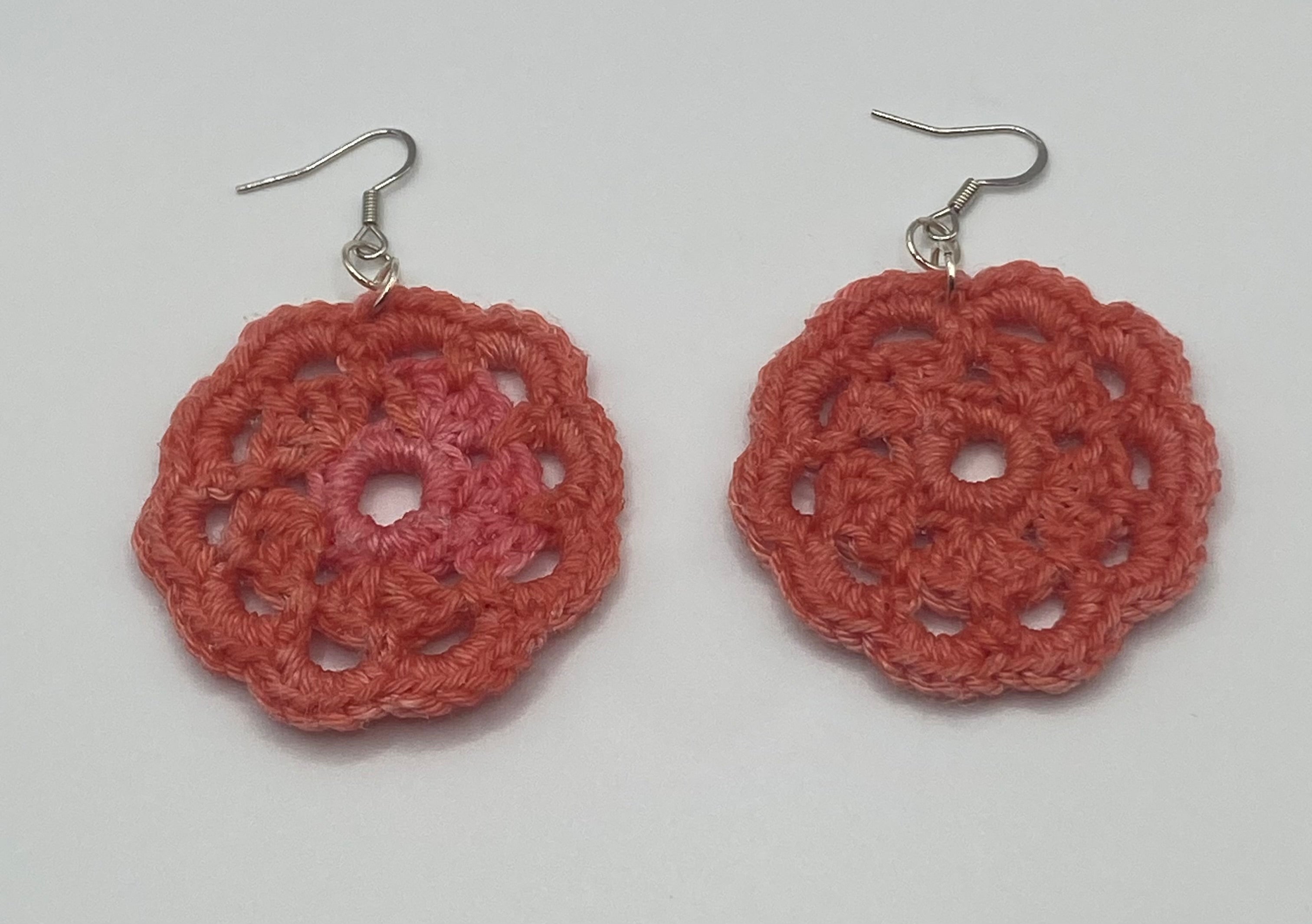 Lacy flower earrings