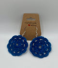 Lacy flower earrings