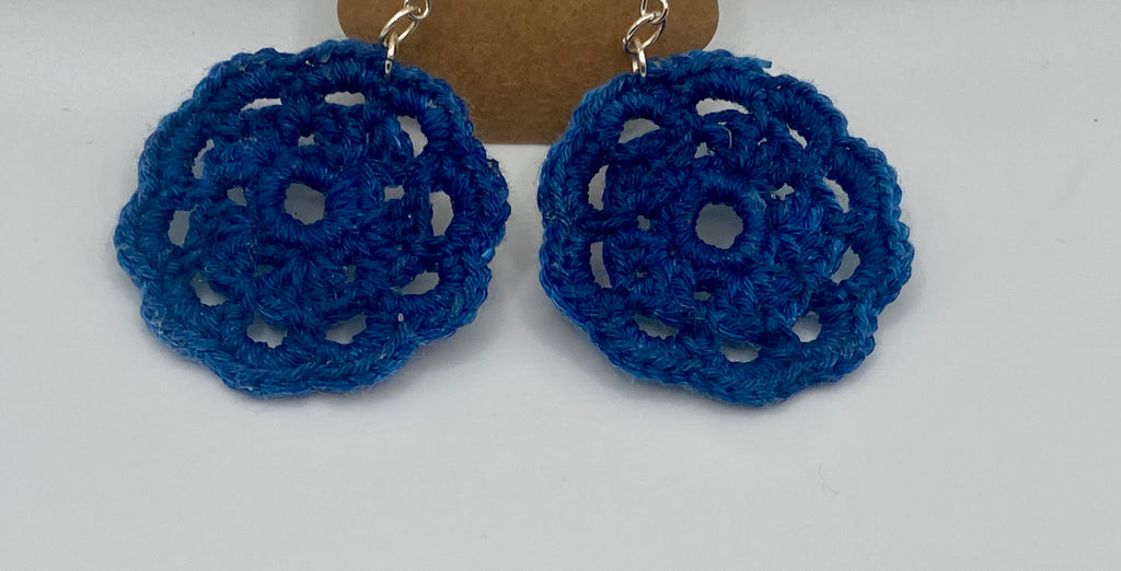 Lacy flower earrings