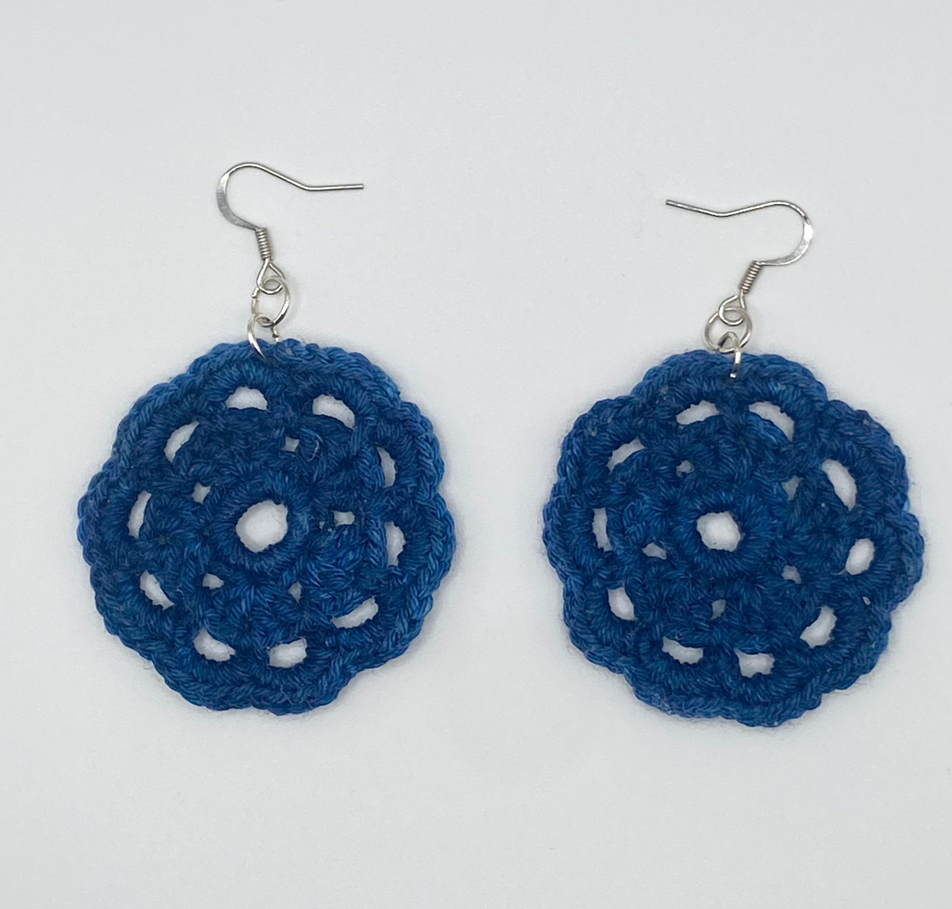 Lacy flower earrings
